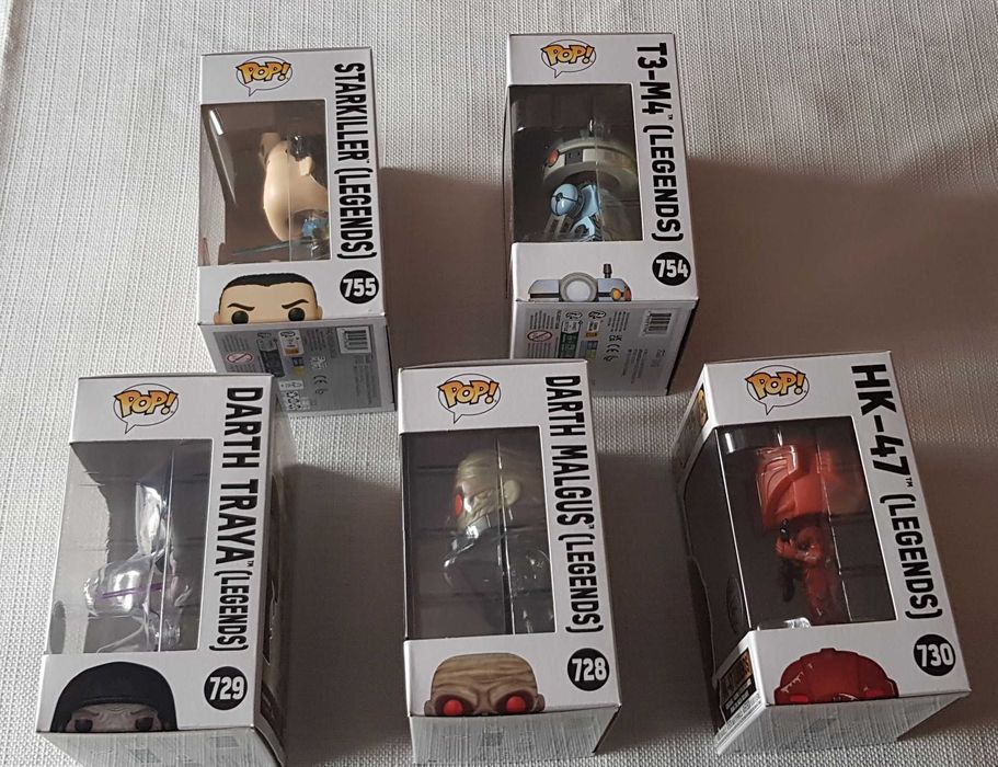 Funko POP Star Wars kolekcja Legends 728+729+730+754+755