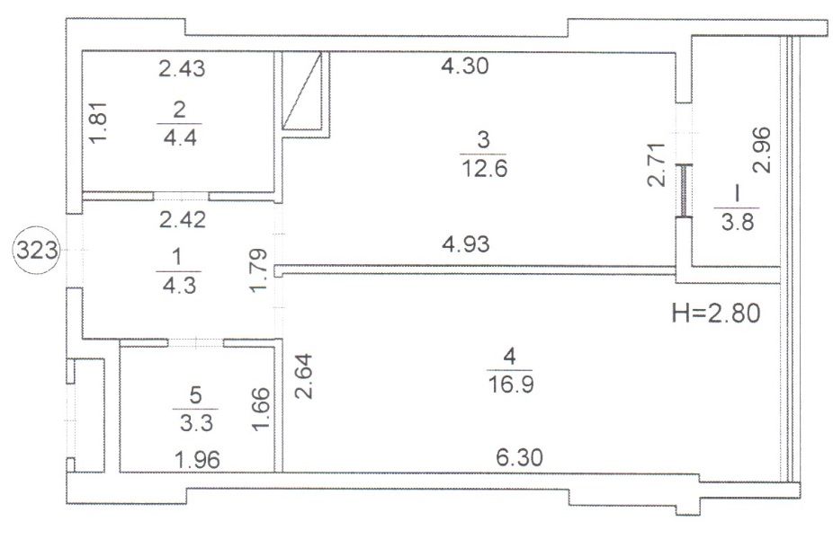 1-комнатная квартира по адресу ул. Петропавловская (площадь 46 м²) - Atlanta.ua - фото 4