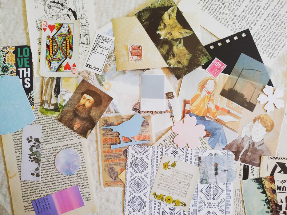 Papelaria Para Journaling: Papel Vintage, Autocolantes, Washi (150pcs)