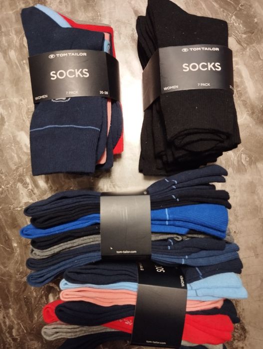 Носки мужские/женские Mexx,Mustang,Skechers,Tom Tailor,Coca-Cola,Q/S..