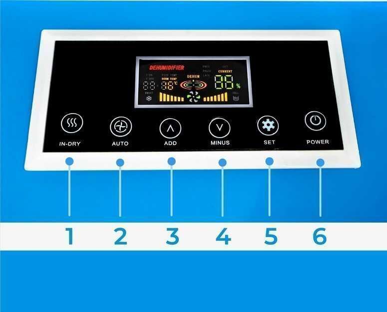 NOWY Przemysłowy OSUSZACZ POWIETRZA 50L/24H Budowlany Na kółkach