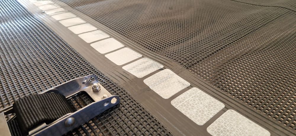 Plandeki z siatki,  MESHES 800g! , do przewozu drobiu