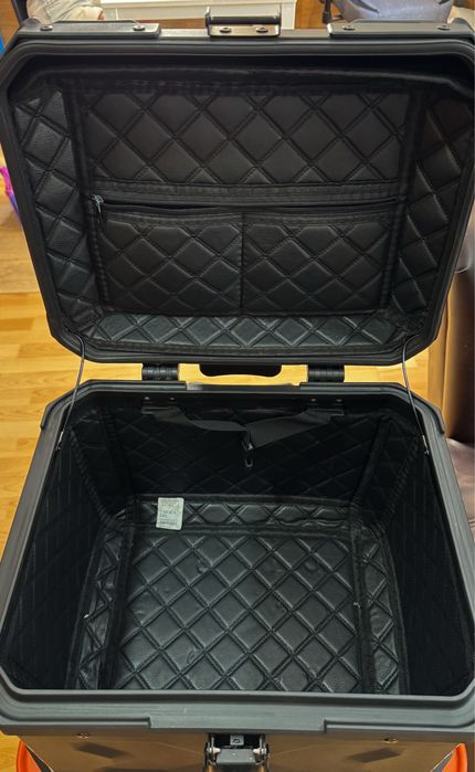 Top Case Aluminio Adventure Parts 45Lt  +  suporte quad lock
