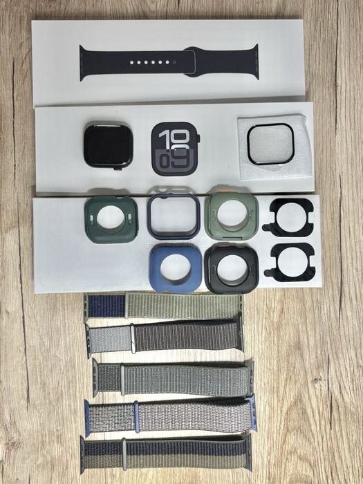 Apple watch 10 series 42, 5 бамперів, 5 ремінців