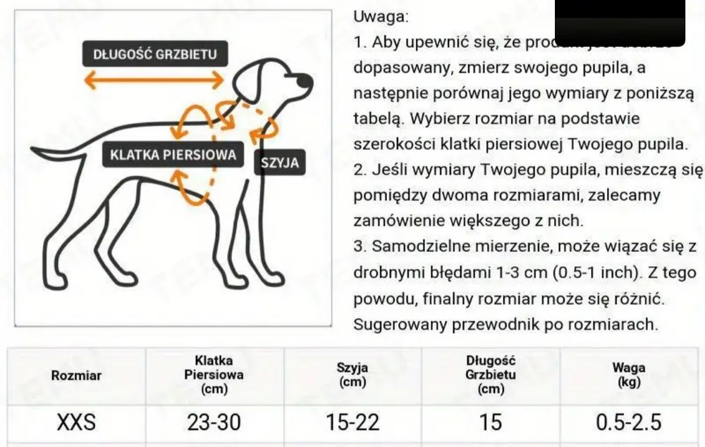 Kamizelka ratunkowa dla psa