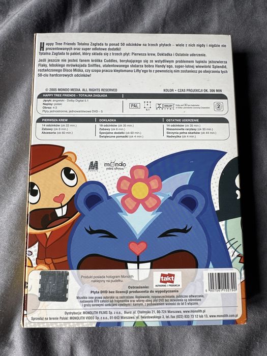 Happy tree friends totalna zagłada, DVD IM