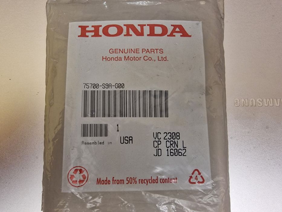 Емблема значок Honda (оригінал) 75700S9AG00