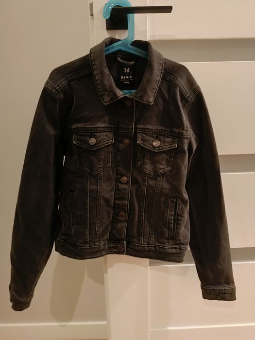 Kurtka Jeansowa denim/czarna rozm 34