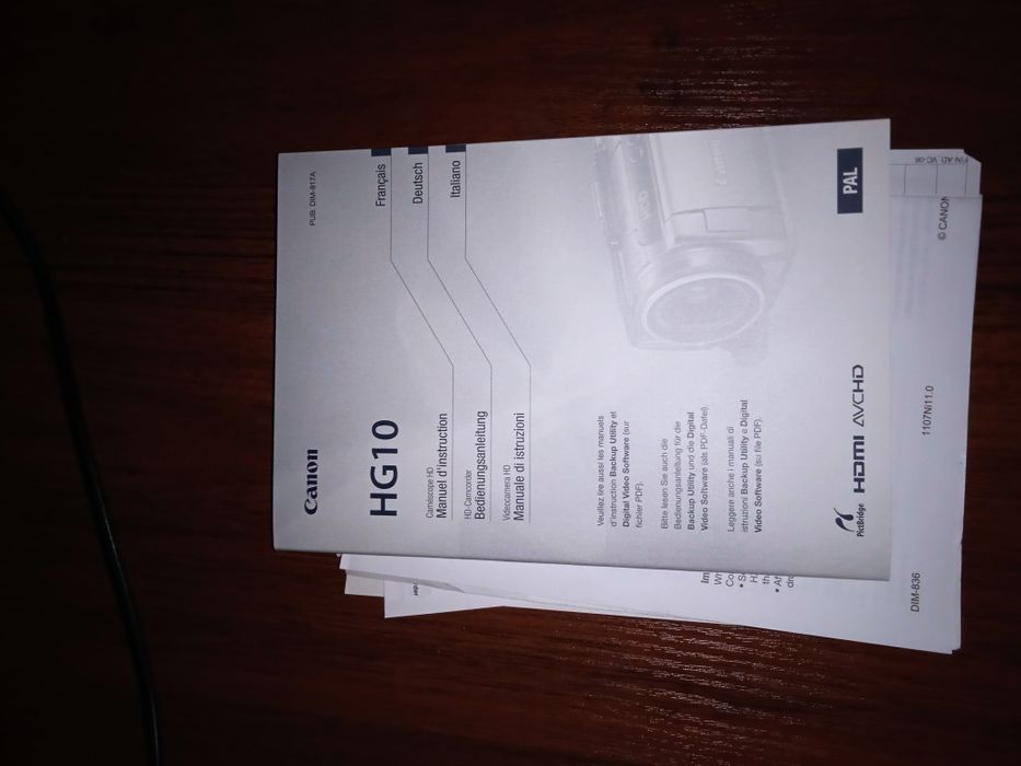 Б/У HD видеокамера SONY.Canon HG 10.