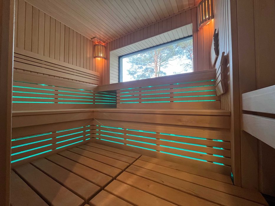 Mazury - apartamenty 4-6 os. sauna  jacuzzi jezioro plaża łowisko las