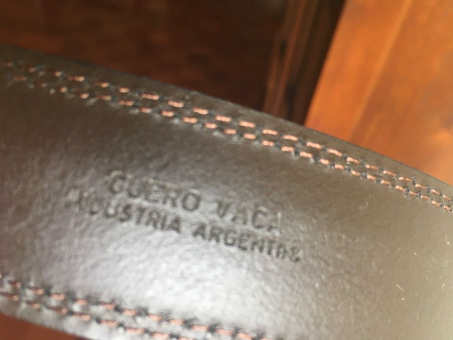 Cinto de pele genuína