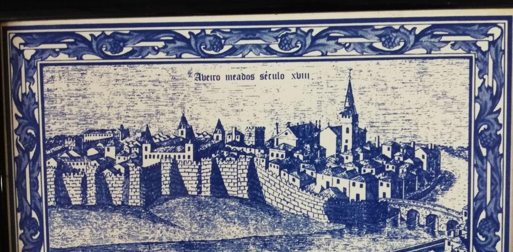 Quadro (azulejo de fábrica aleluia)