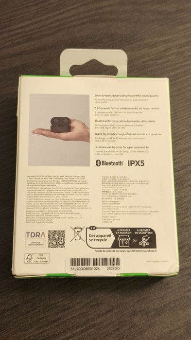Auriculares bluetooth Belkin Play NOVOS