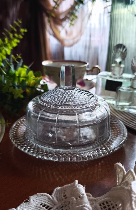Маслёнка чашки сахарница цукорница конфетница тарелки Рижский фарфор порцеляна старинное стекло посуда винтаж подарок