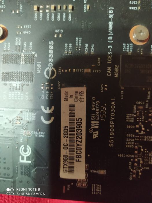 Видеокарта Asus GTX 950 2GB Inno 3d 1060 3GB DDR5