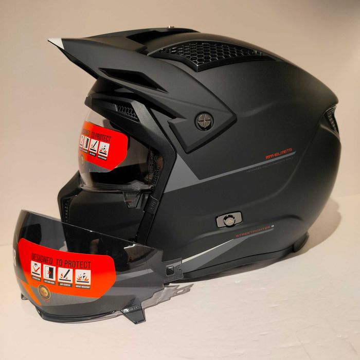 Capacete MT StreetFighter mota scooter novo