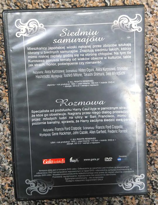 DVD Siedmiu samurajów Kurosawa, Rozmowa Coppola