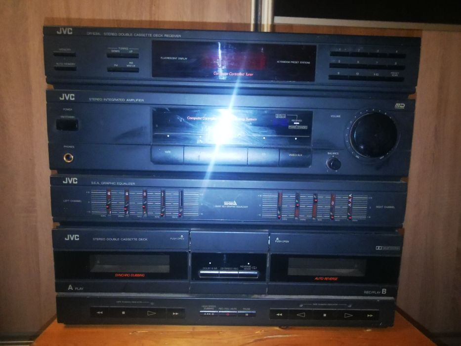 SPRZEDAM wieża stereofoniczna marki JVC (model DR-E34L /