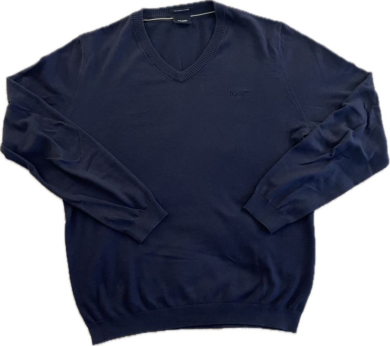 Sweter v-neck Joop kaszmir roz. M
