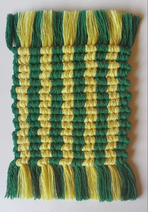 Macramé: Porta-Chaves + Base para Copos