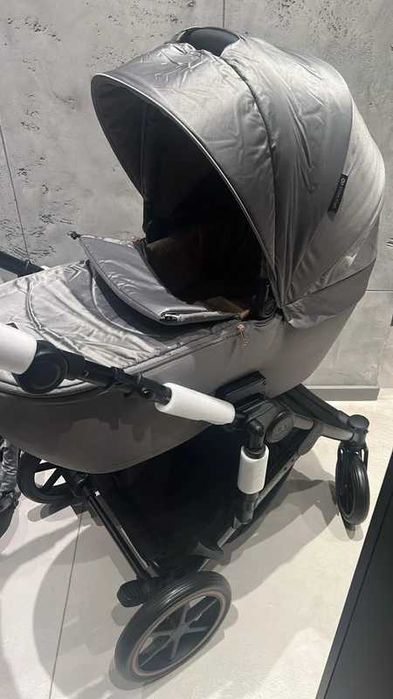 Zestaw Prime 2 szary dla dzieci gondola spacerówka nosidełko