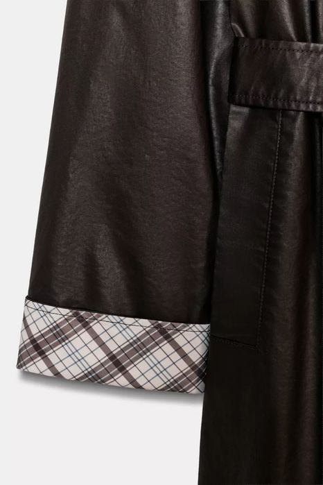 Zara M L тренч куртка тепла курточка jacket плащ