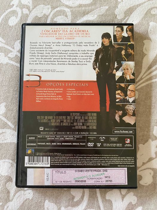 DVD The Devil Wears Prada (O Diabo Veste Prada)
