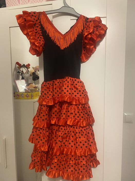 Sukienka flamenco na bal przebeirancow