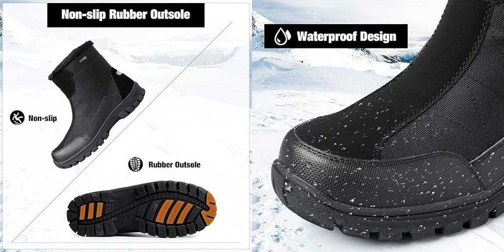 mysoft Mens Insulated Winter Snow Boots чоботи 44р / 45р / 46р / 47р