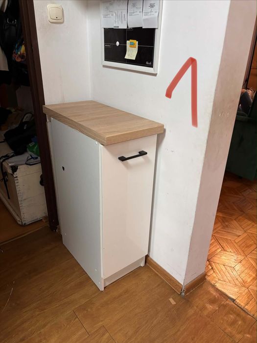 Szafki kuchenne  komplet białe