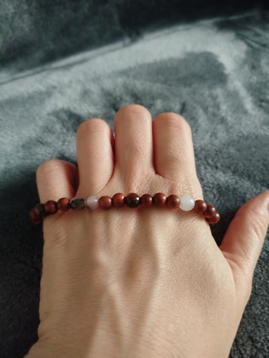 Perlowiec japoński jadeit sokole, tygrysie bawole oko bransoletka