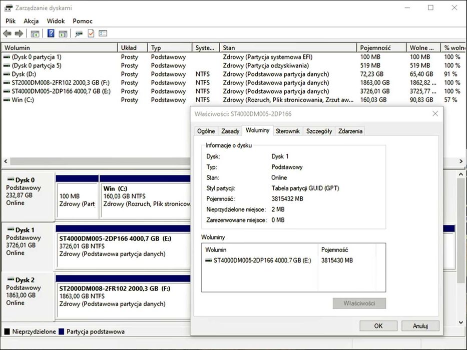 HDD 4TB SeaGate BarraCuda 3.5" - Komunikat UWAGA
