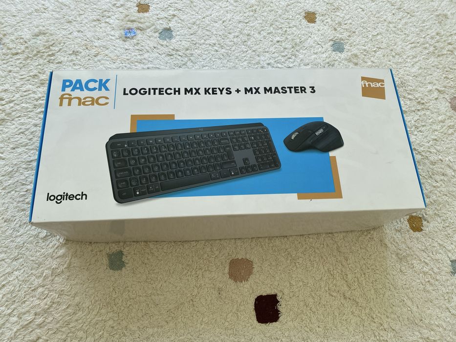 Pack Logitech MX Keys + Mx Master 3 [Novo e Selado]