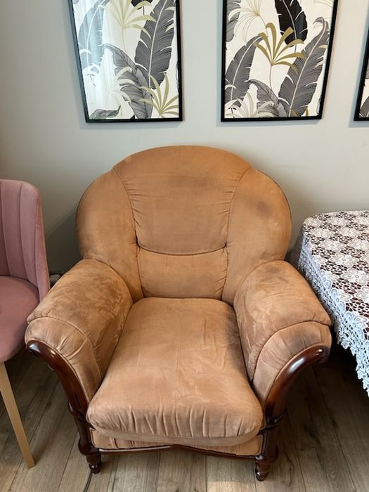 Narożnik z dwoma fotelami