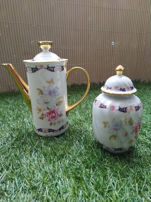 Conjunto 2 peças em porcelana