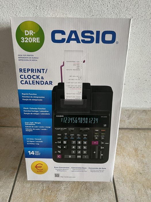 2 - Calculadoras de secretaria Casio DR - 320RE