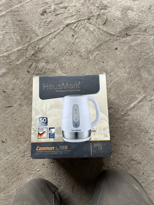 Електрлочайник новий.