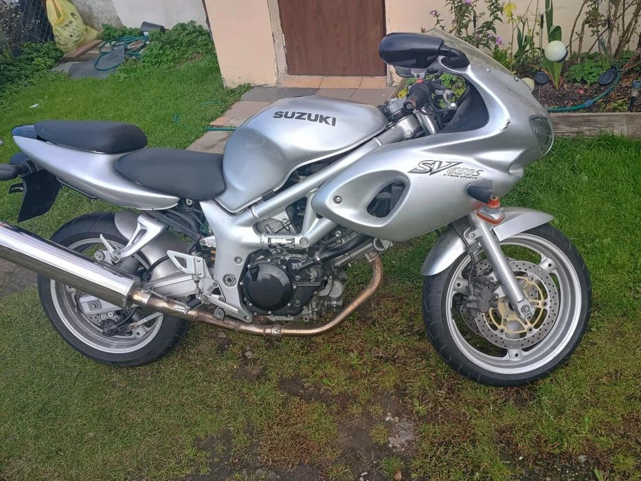 Suzuki sv650, 99-02 wydech licznik stelaż przełącznik lusterka tarcze