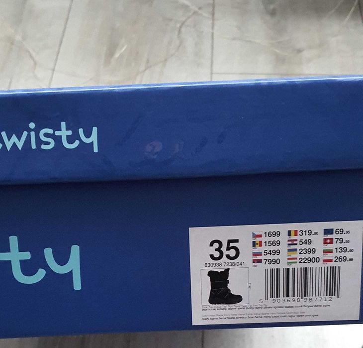 Śniegowce dziewczęce TWISTY roz.35