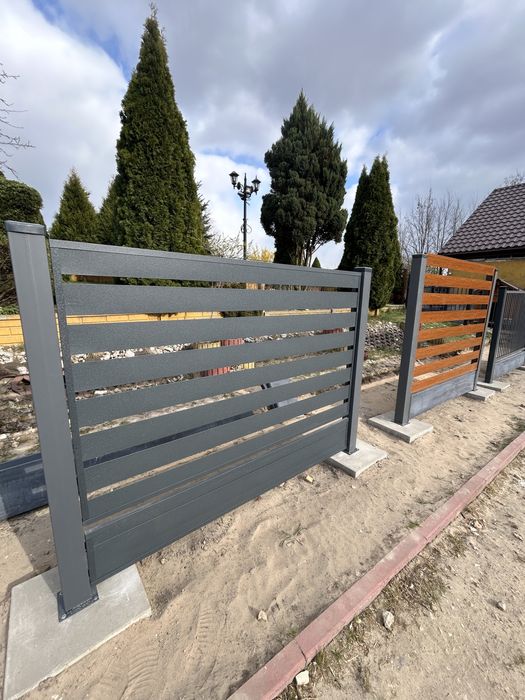 Przęsła ogrodzeniowe modułowe ogrodzenie brama furtka