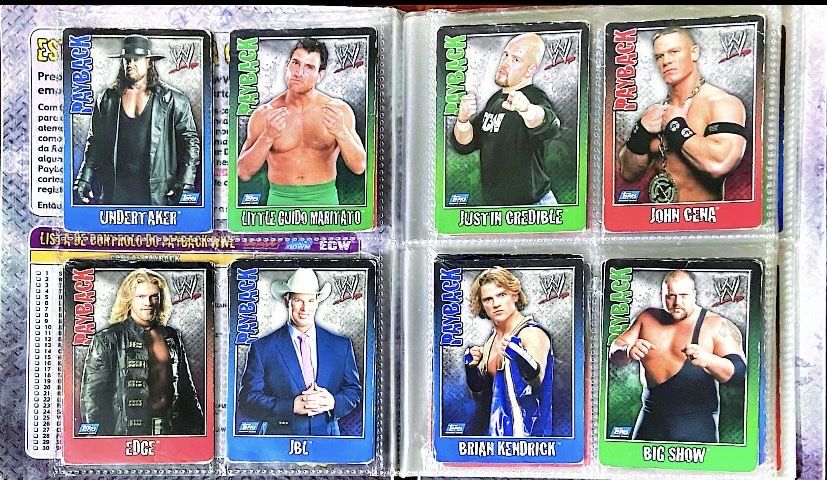 Álbum de Cartas Topps WWE