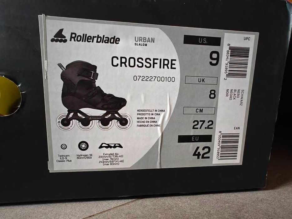 Rolki carbonowe Rollerblade Crossfire r. 42 - BOOT ONLY