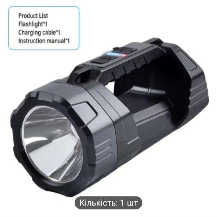 LiHangStar Акумуляторний LED ліхтар для кемпінгу з 6 режимами