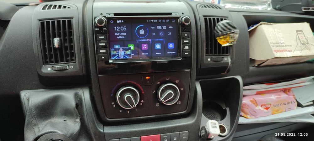 Магнітола мультимедіа головний пристрій Fiat Ducato Peugeot Boxer Citroen Jumper