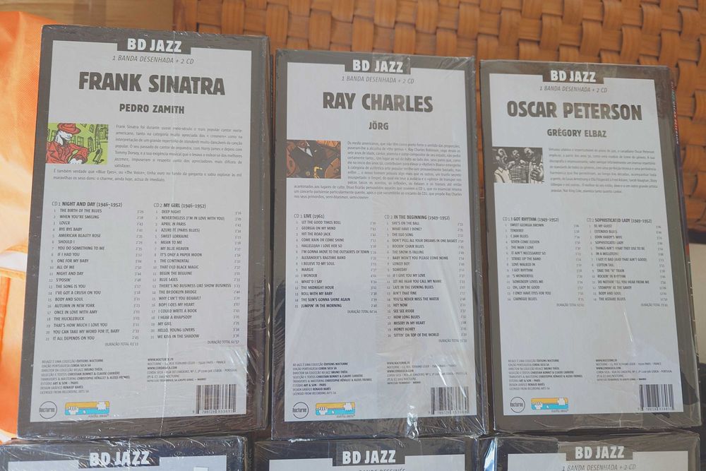 Colecção BD JAZZ (1 Banda Desenhada + 2 CD)