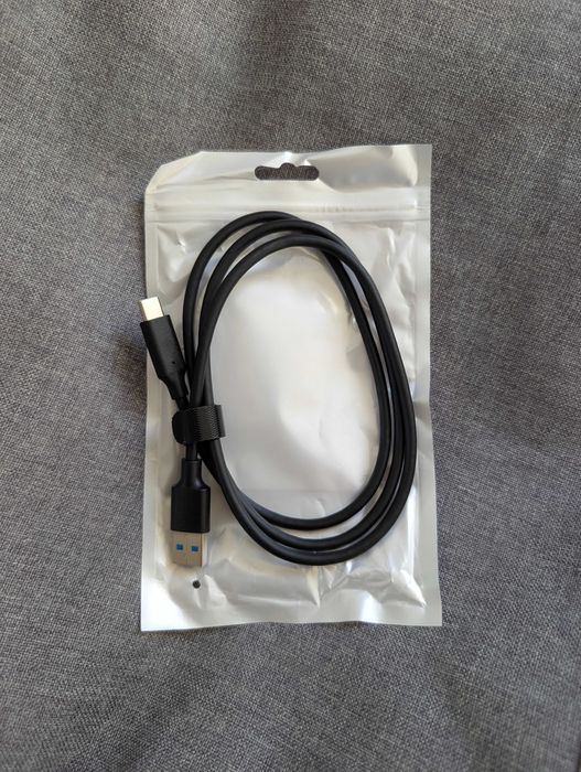 Кабель USB Type A to USB Type C 3.2 Gen2 10Gbps data transfer