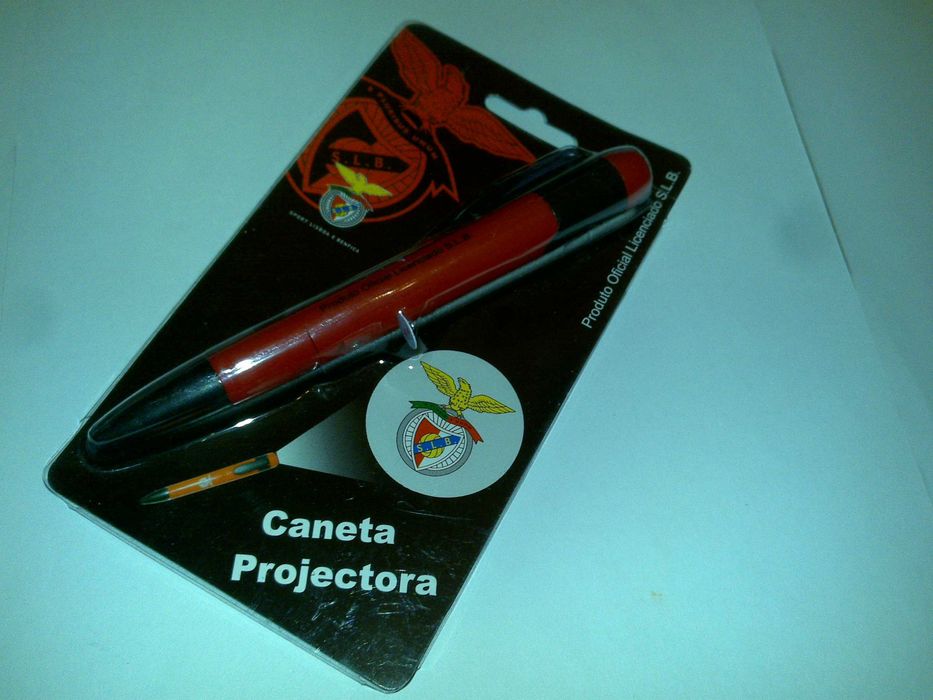 benfica (caneta projectora - produto oficial licenciado) novo