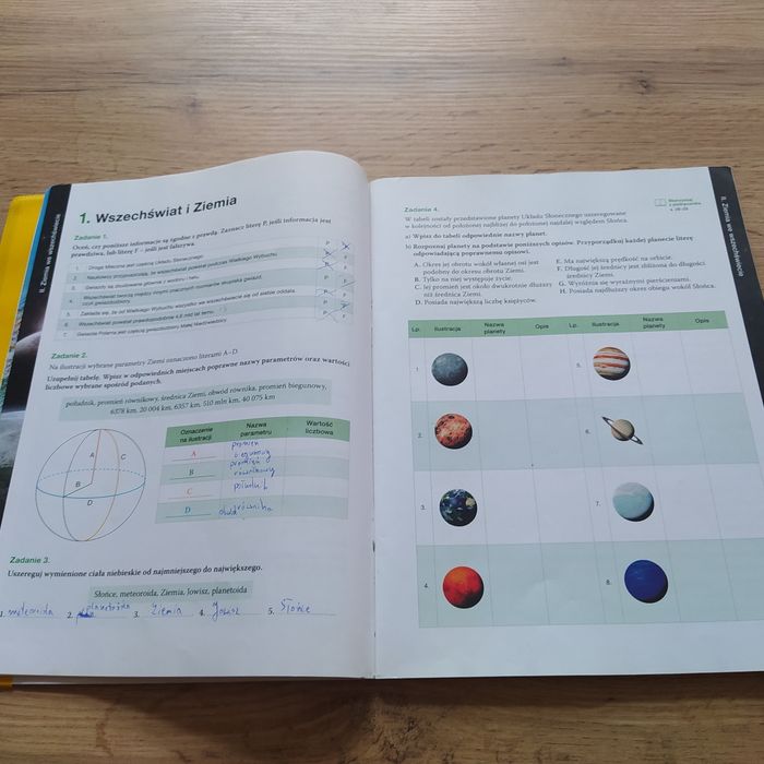 Karty pracy Geografia klasa 1 technikum/liceum