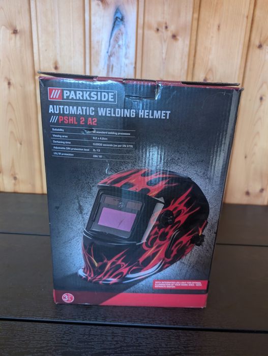 Przyłbica spawalnicza automatyczna PARKSIDE PSHL 2 A2 + LED