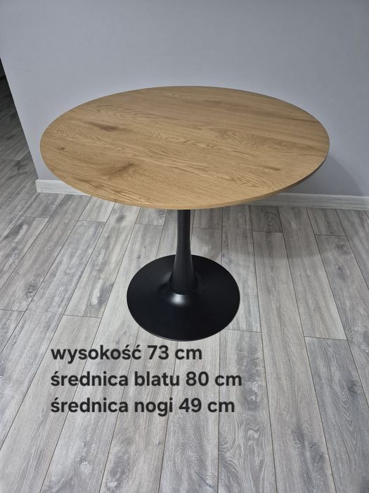 Stół, średnica 80 cm